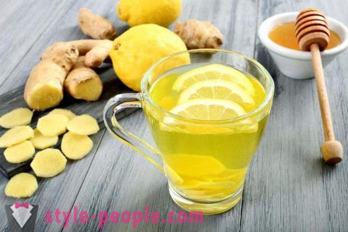 Чай за отслабване с джинджифил и лимон: рецепти, мнения