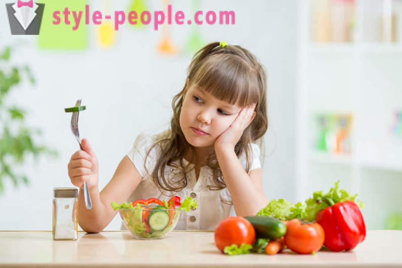 Как да се научи детето да яде зеленчуци