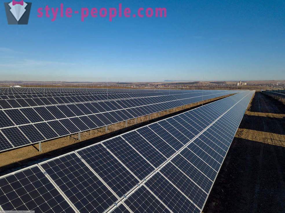 Най-голямата слънчева електроцентрала в Русия
