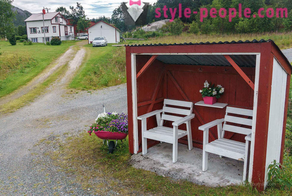Като използват велосипеди в Норвегия