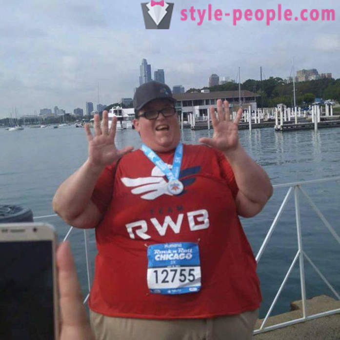 Бягай, без да спира: мъж с тегло 250 кг вдъхновява хората от неговия пример