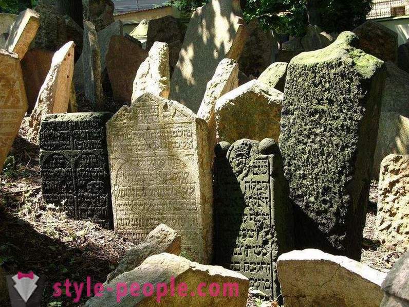 Многопластова еврейско гробище в Прага