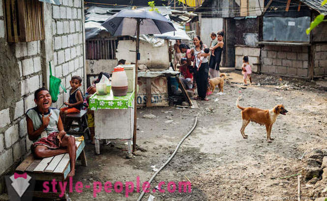 Животът в бедните квартали на Манила