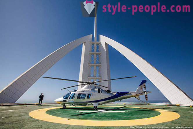 Най-красивата хеликоптерната площадка в света