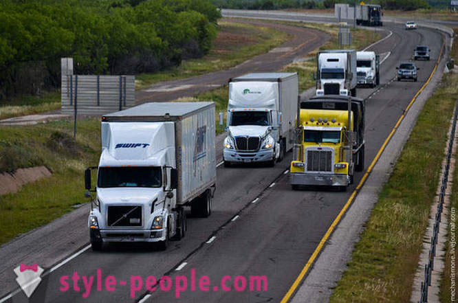 Животът американските шофьори на камиони