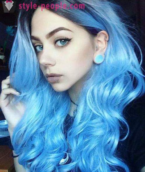 Момичето със синя коса: функции, описания и интересни факти