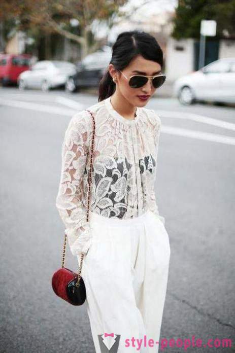 Lace блуза: Основи на мода с изображения