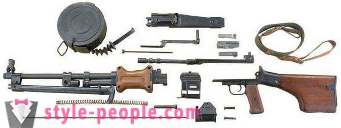 Пистолет РПУ машина (РПУ картечница): характеристики, история на устройството