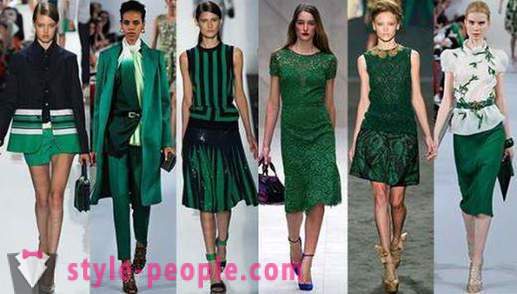Цвят Emerald: какво правилно съчетават дрехи