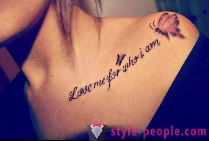 Красива татуировка за момичета на рамото