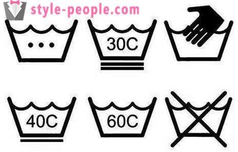 Определяне на изискванията за облекло грижи за: научите ABC специални символи
