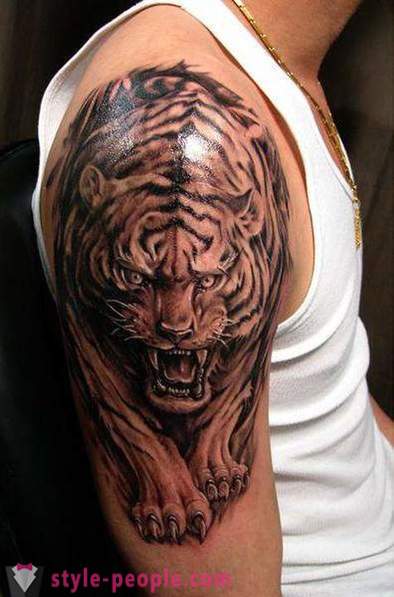 Основната ценност на тигър татуировка