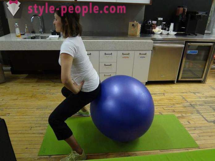 Гимнастика топка: отслабване упражнения
