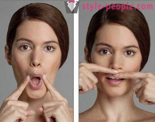 Feysbilding лицето: преди и след. Гимнастика изправени: упражнение