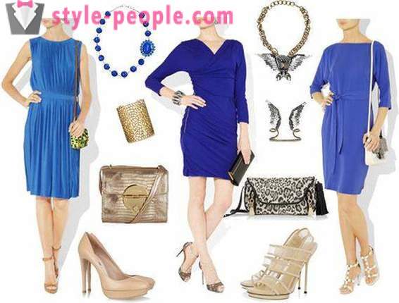 Синя рокля: какво да облека. Препоръки и идеи