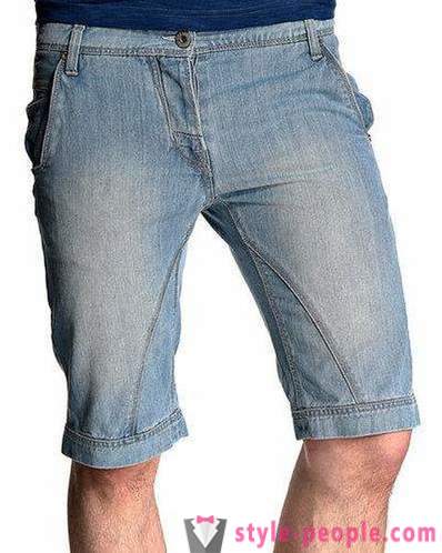 Само за по-силния пол - мъжки дънкови панталони до под коляното